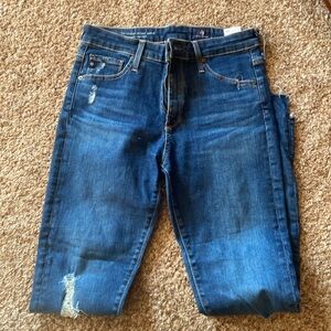 Ankle length AG skinny jeans